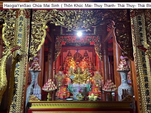 Danh Sách 9 Chùa, địa chỉ tâm linh tại Huyện Thái Thụy Tỉnh Thái Bình