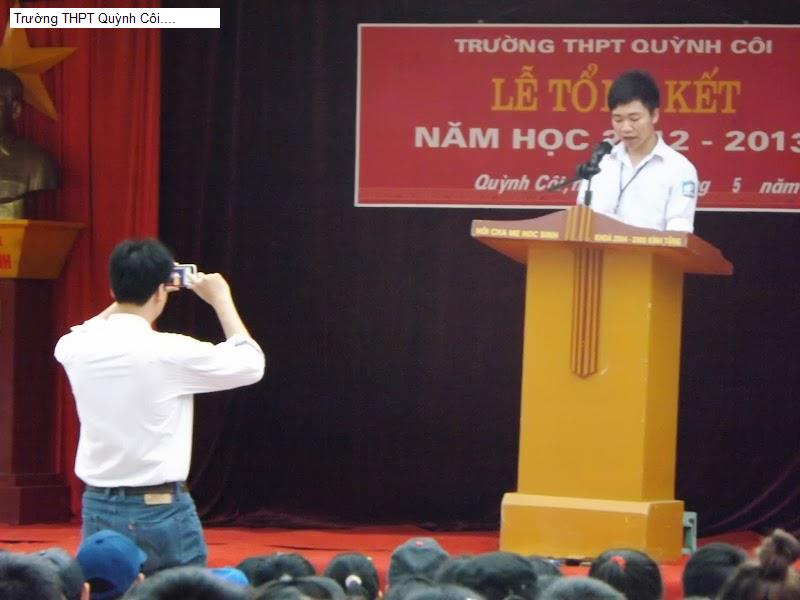 Trường THPT Quỳnh Côi....