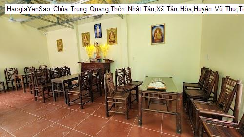 Chùa Trung Quang,Thôn Nhật Tân,Xã Tân Hòa,Huyện Vũ Thư,Tình Thái Bình